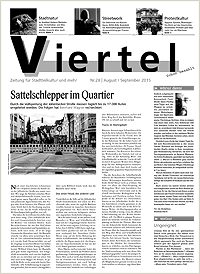 Die Viertel Nr. 28 - Ausgabe August/September 2015 Die Viertel Nr. 28 - Ausgabe August/September 2015