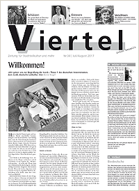 Die Viertel Nr. 34 - Ausgabe Juli/August 2017 Die Viertel Nr. 34 - Ausgabe Juli/August 2017